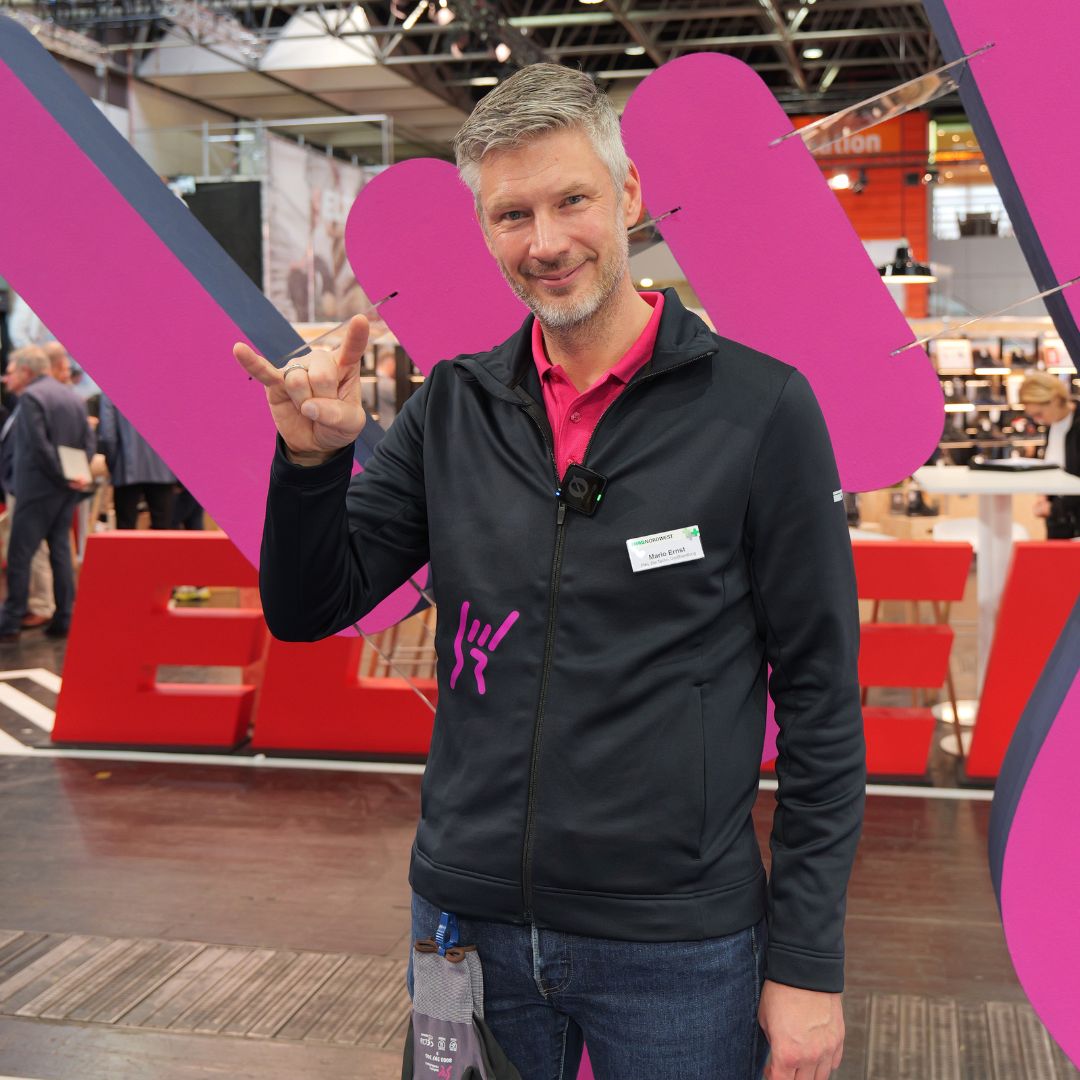 Mario Ernst Safety Rockstar Mario Ernst auf der A+A Messe 2025